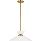 Visual Comfort Studio Collection - Heath Wide Pendant - EP1231MWTBBS - Canada Light Shop