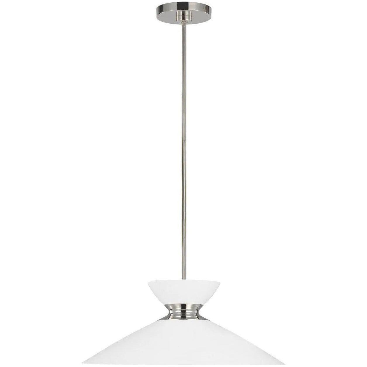 Visual Comfort Studio Collection - Heath Wide Pendant - EP1231MWTPN - Canada Light Shop