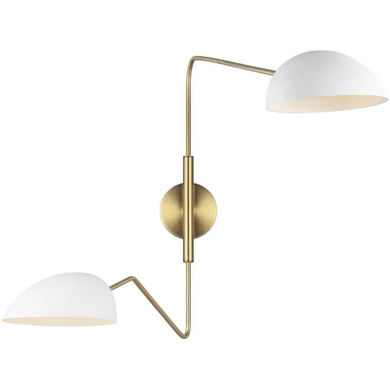 Visual Comfort Studio Collection - Jane Double Task Wall Sconce - EW1072MWT - Canada Light Shop