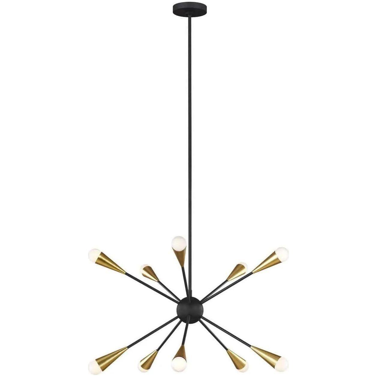 Visual Comfort Studio Collection - Jax Chandelier - EC10310MBK - Canada Light Shop