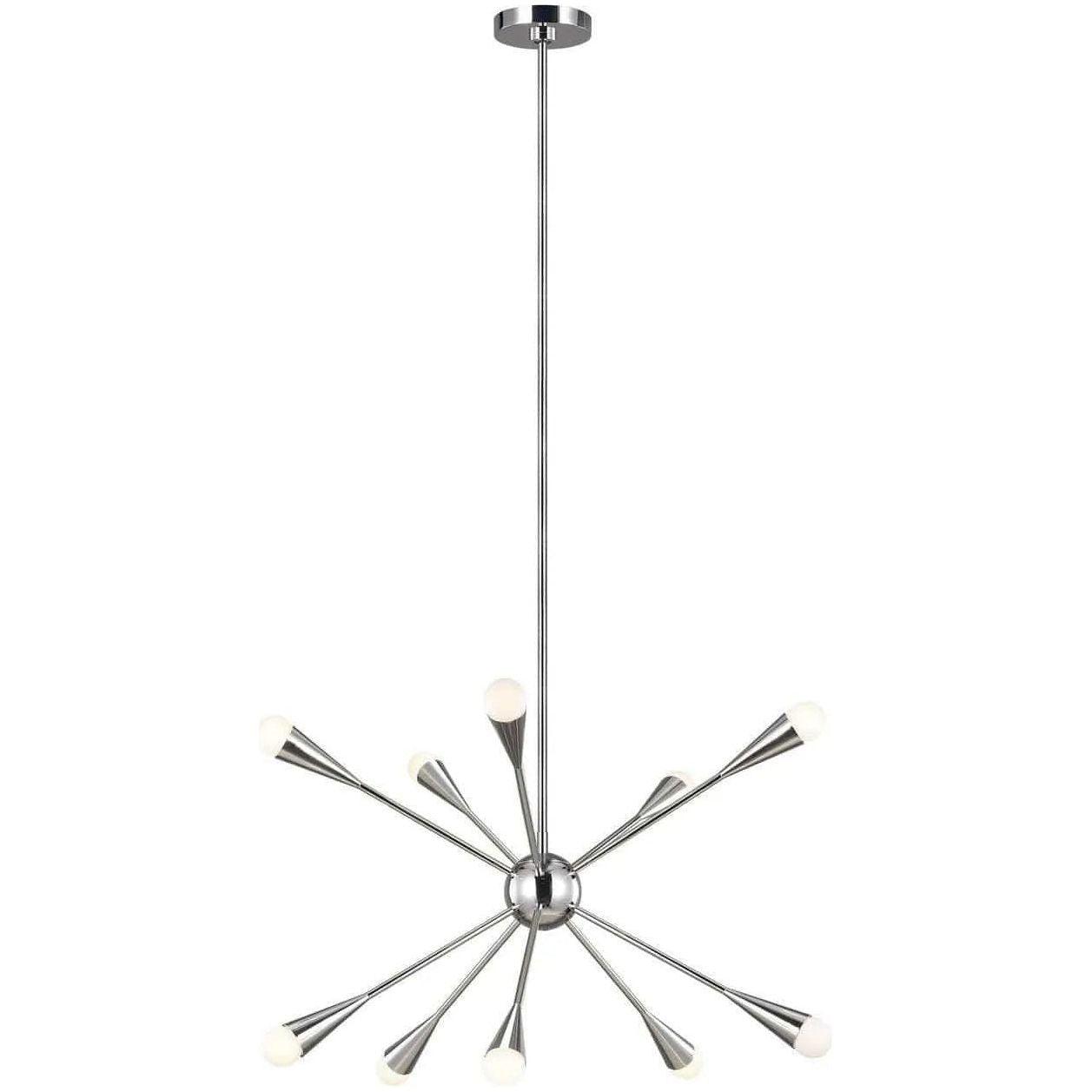 Visual Comfort Studio Collection - Jax Chandelier - EC10310PN - Canada Light Shop