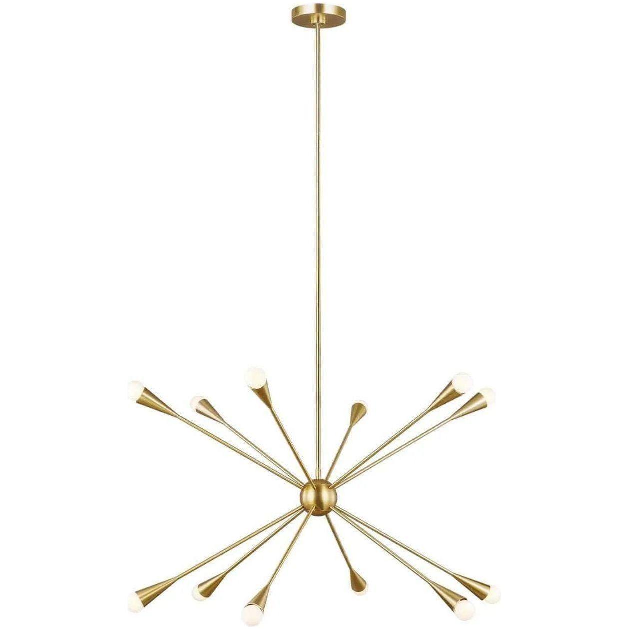 Visual Comfort Studio Collection - Jax Chandelier - EC10312BBS - Canada Light Shop