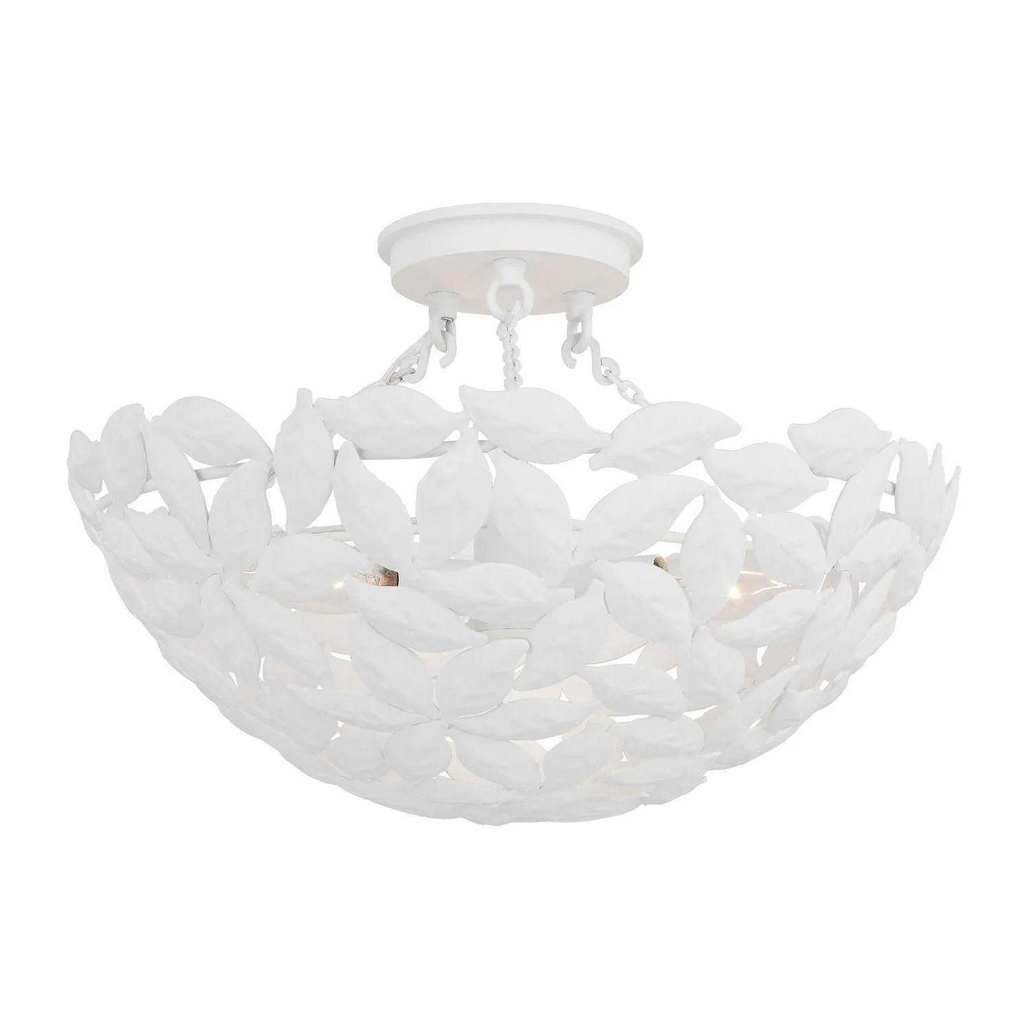 Visual Comfort Studio Collection - Kelan Semi Flush Mount - AF1173TXW - Canada Light Shop