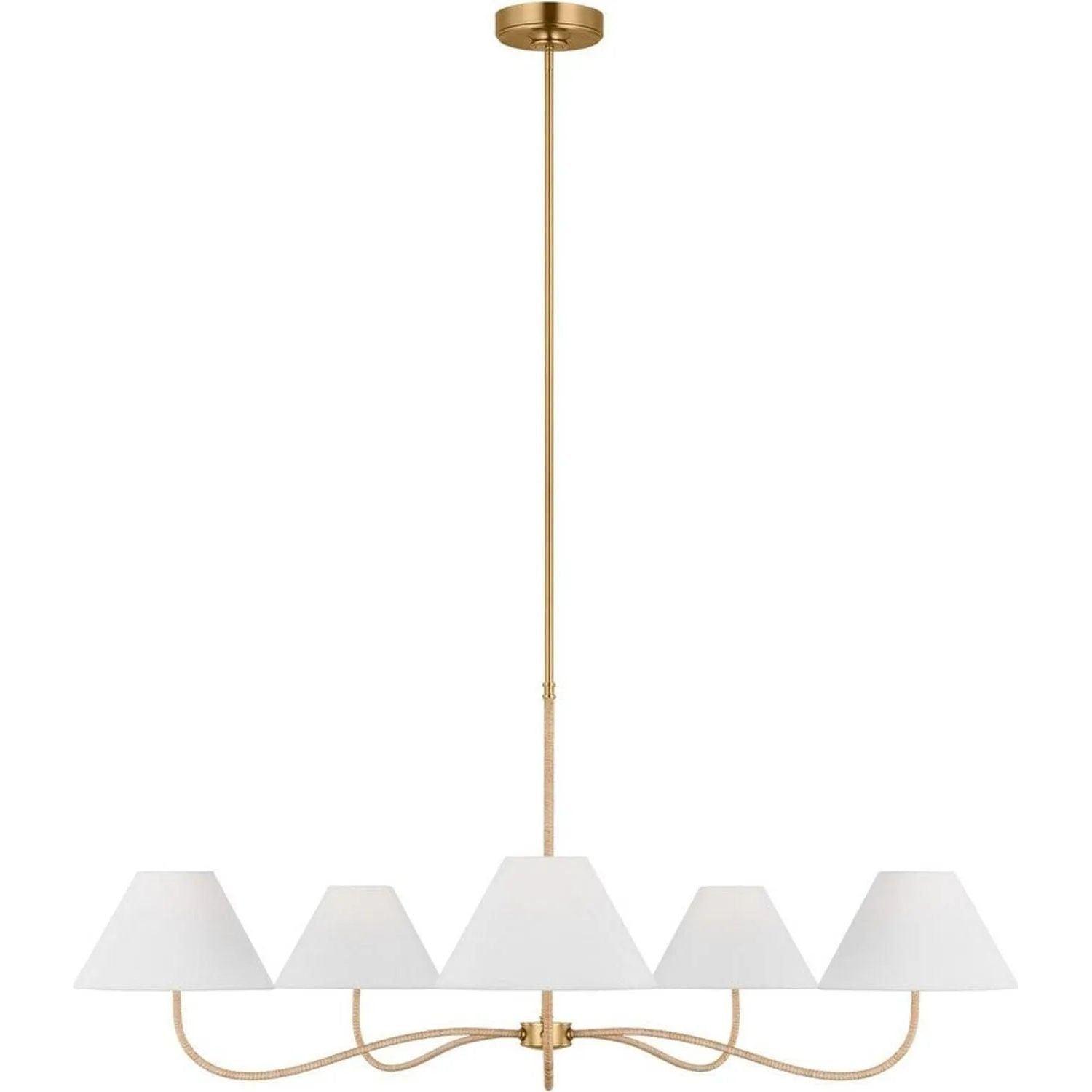 Visual Comfort Studio Collection - Laguna Chandelier - CC1695BBS - Canada Light Shop