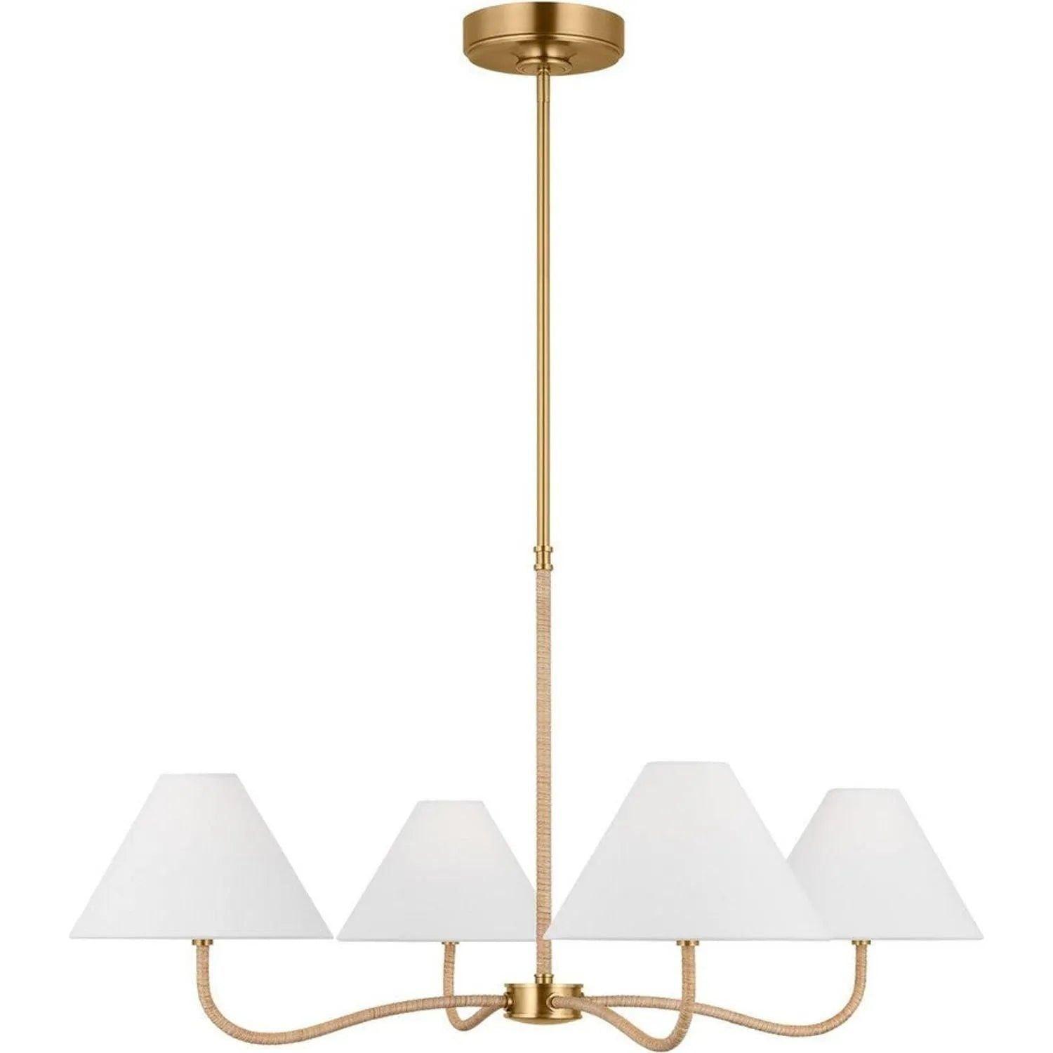 Visual Comfort Studio Collection - Laguna Chandelier - CC1704BBS - Canada Light Shop