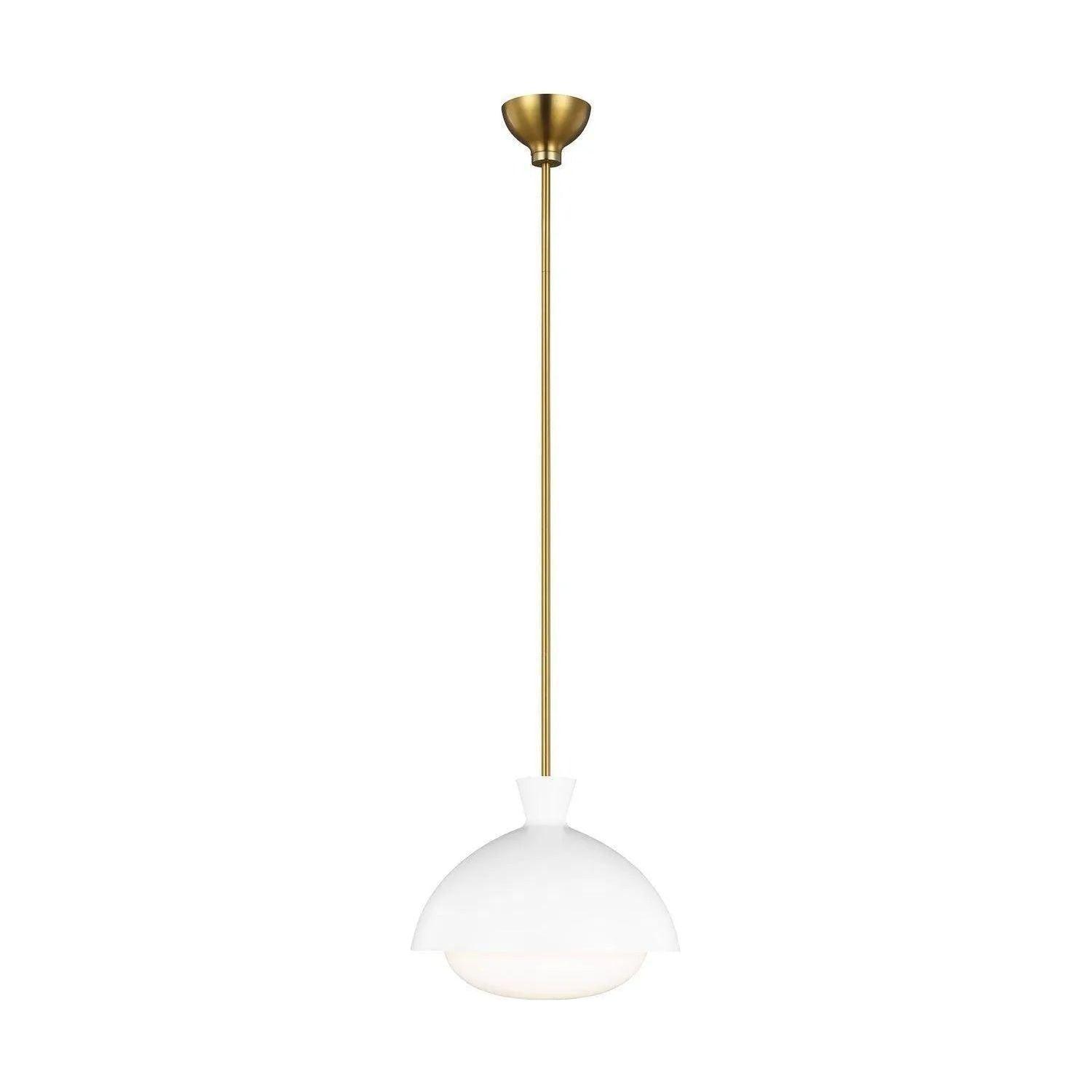 Visual Comfort Studio Collection - Lucerne Pendant - AEP1031BBSMWT - Canada Light Shop