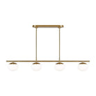 Visual Comfort Studio Collection - Lune Linear Chandelier - EC1264BBS - Canada Light Shop