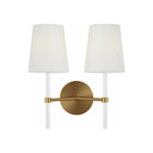 Visual Comfort Studio Collection - Monroe Double Wall Sconce - KSW1102BBSGW - Canada Light Shop