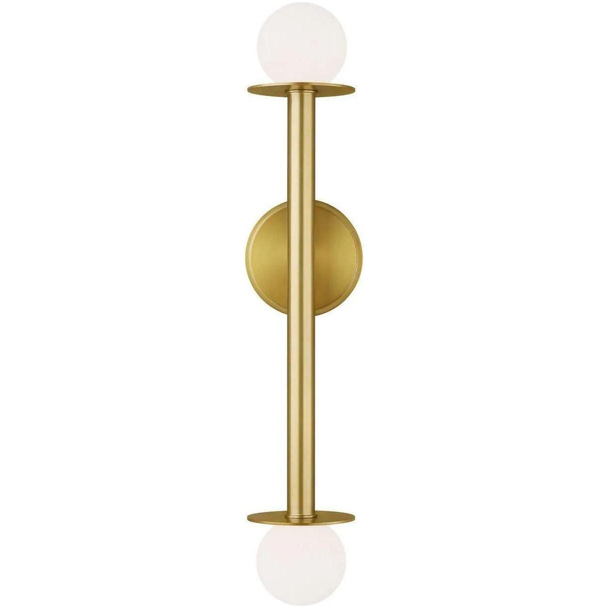 Visual Comfort Studio Collection - Nodes Double Wall Sconce - KWL1012BBS - Canada Light Shop