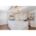 Visual Comfort Studio Collection - Nodes Large Linear Chandelier - KC1008BBS - Canada Light Shop