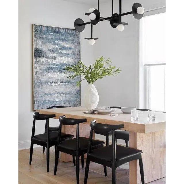 Visual Comfort Studio Collection - Nodes Large Linear Chandelier - KC1008BBS - Canada Light Shop