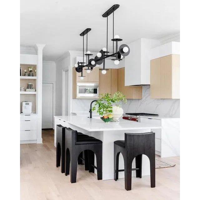 Visual Comfort Studio Collection - Nodes Large Linear Chandelier - KC1008BBS - Canada Light Shop