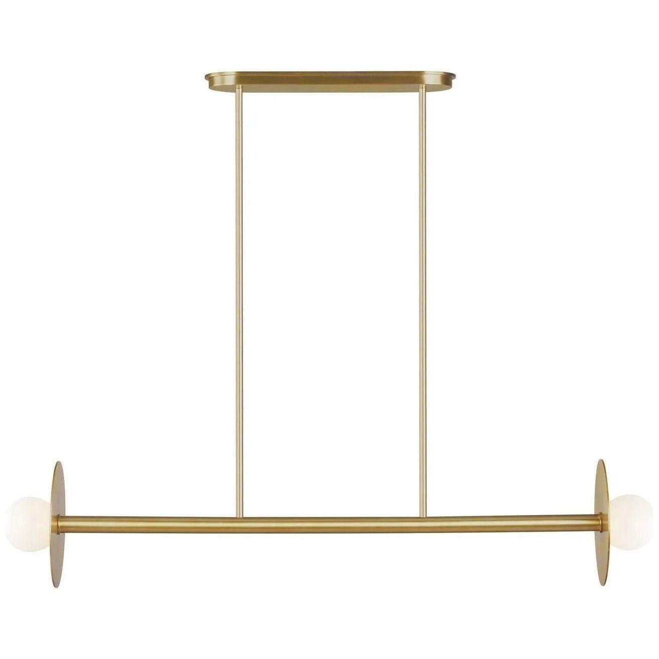 Visual Comfort Studio Collection - Nodes Medium Linear Chandelier - KC1012BBS - Canada Light Shop