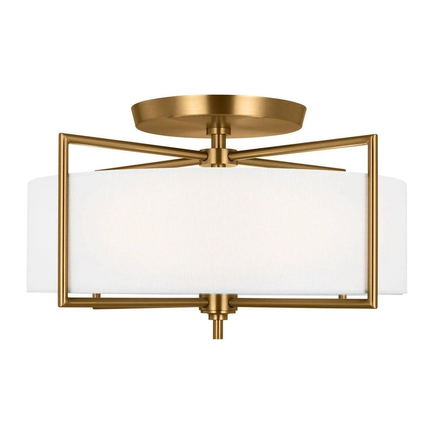 Visual Comfort Studio Collection - Perno Semi-Flush Mount - CF1113BBS - Canada Light Shop
