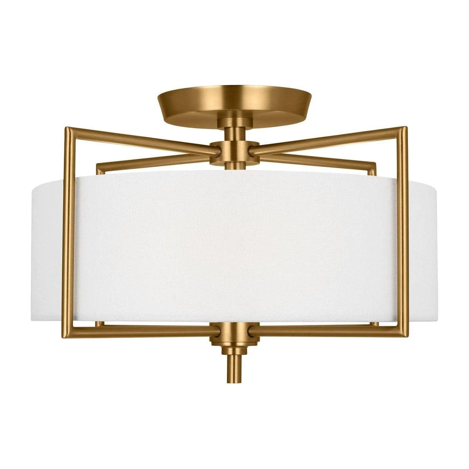 Visual Comfort Studio Collection - Perno Semi-Flush Mount - CF1122BBS - Canada Light Shop