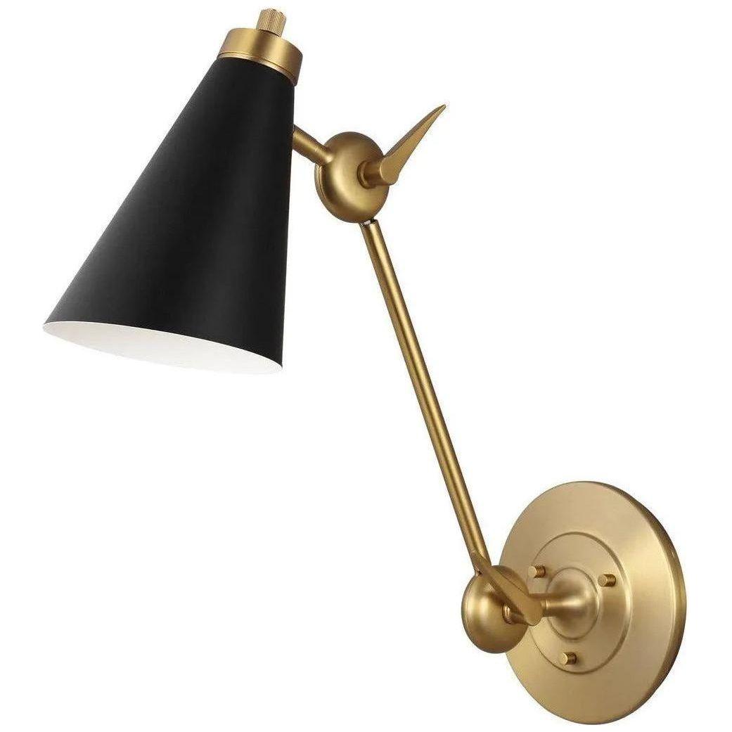 Visual Comfort Studio Collection - Signoret Adjustable Wall Sconce - TW1071BBS - Canada Light Shop