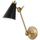 Visual Comfort Studio Collection - Signoret Adjustable Wall Sconce - TW1071BBS - Canada Light Shop