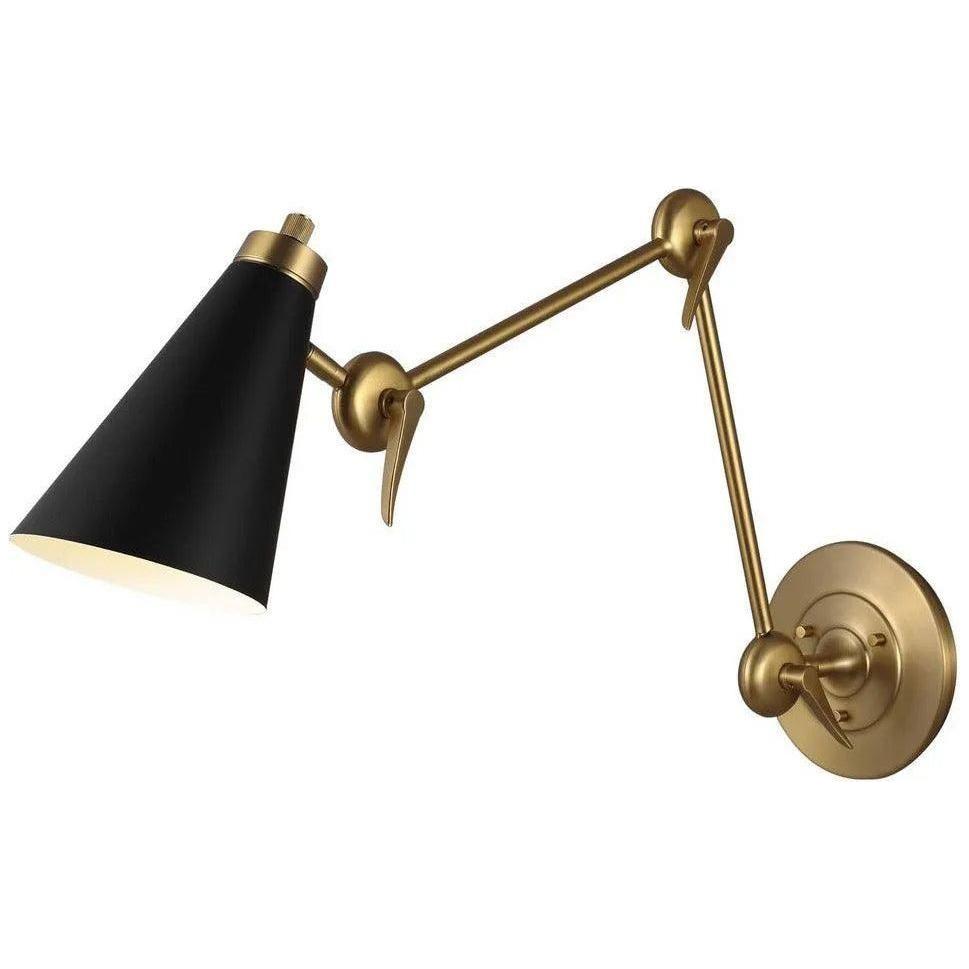 Visual Comfort Studio Collection - Signoret Adjustable Wall Sconce - TW1101BBS - Canada Light Shop