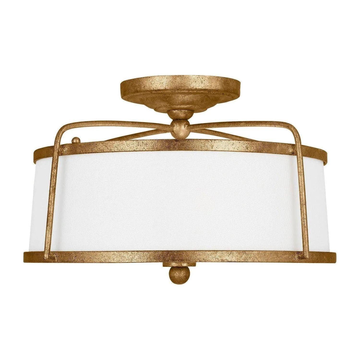 Visual Comfort Studio Collection - Stonington Semi-Flush Mount - CF1102ADB - Canada Light Shop