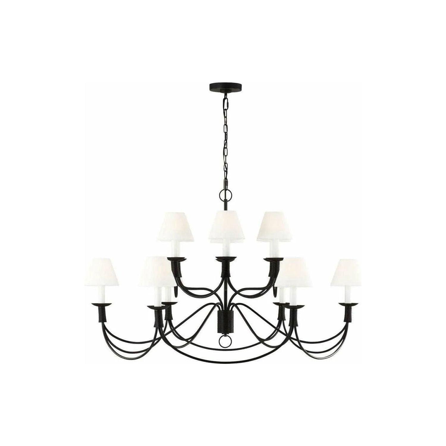 Visual Comfort Studio Collection - Sullivan Two-Tier Chandelier - LC12012AI - Canada Light Shop