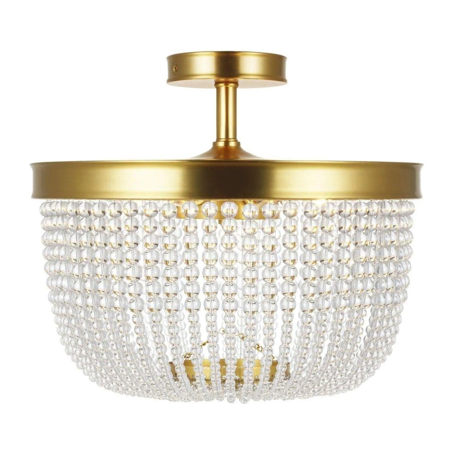 Visual Comfort Studio Collection - Summerhill Semi Flush Mount - CF1076BBS - Canada Light Shop