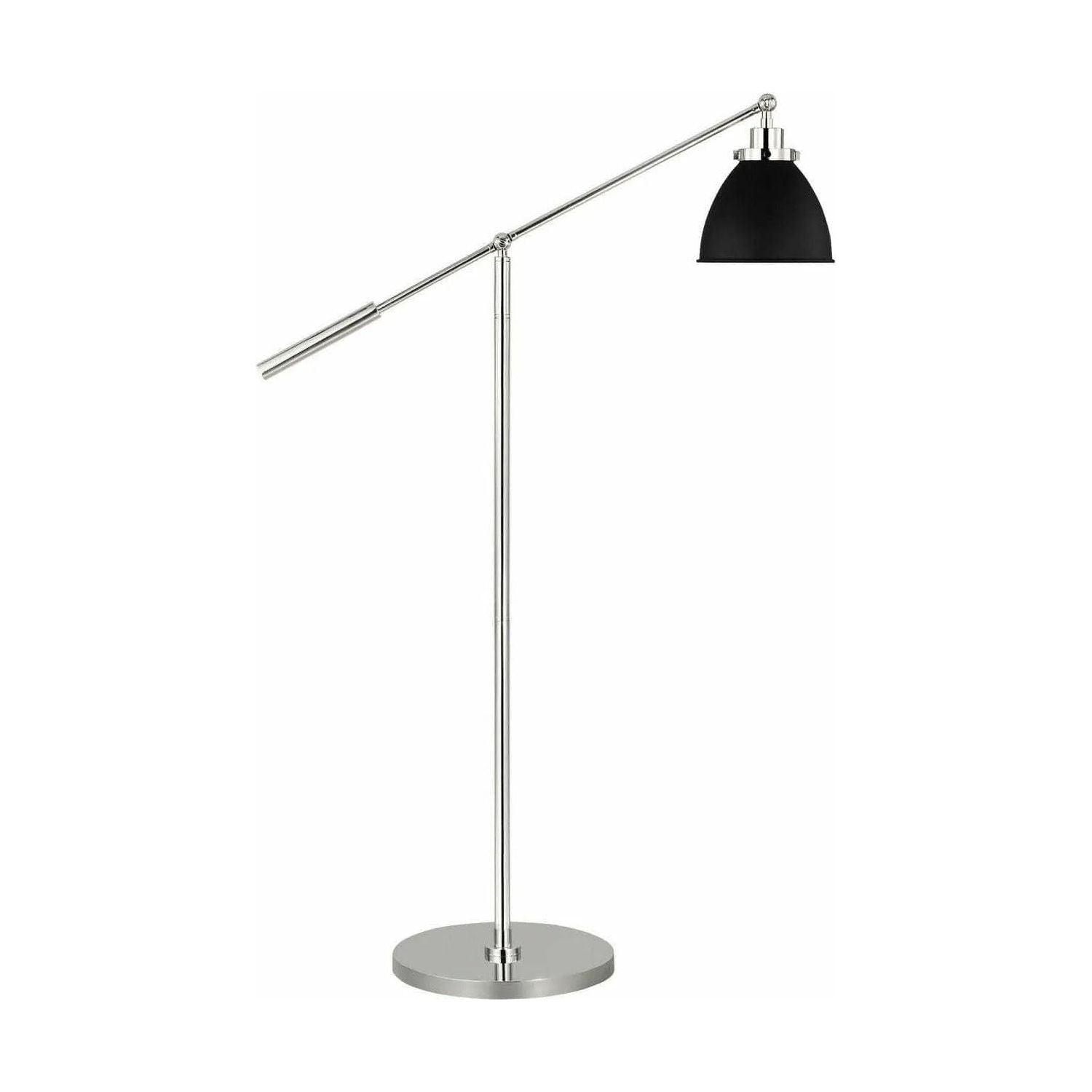 Visual Comfort Studio Collection - Wellfleet Dome Floor Lamp - CT1131MBKPN1 - Canada Light Shop