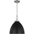 Visual Comfort Studio Collection - Wellfleet Dome Pendant - CP1291MBKPN - Canada Light Shop