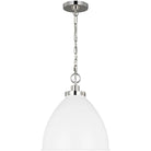 Visual Comfort Studio Collection - Wellfleet Dome Pendant - CP1291MWTPN - Canada Light Shop