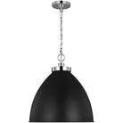 Visual Comfort Studio Collection - Wellfleet Dome Pendant - CP1301MBKPN - Canada Light Shop