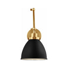 Visual Comfort Studio Collection - Wellfleet Double Arm Dome Wall Sconce - CW1161MBKBBS - Canada Light Shop