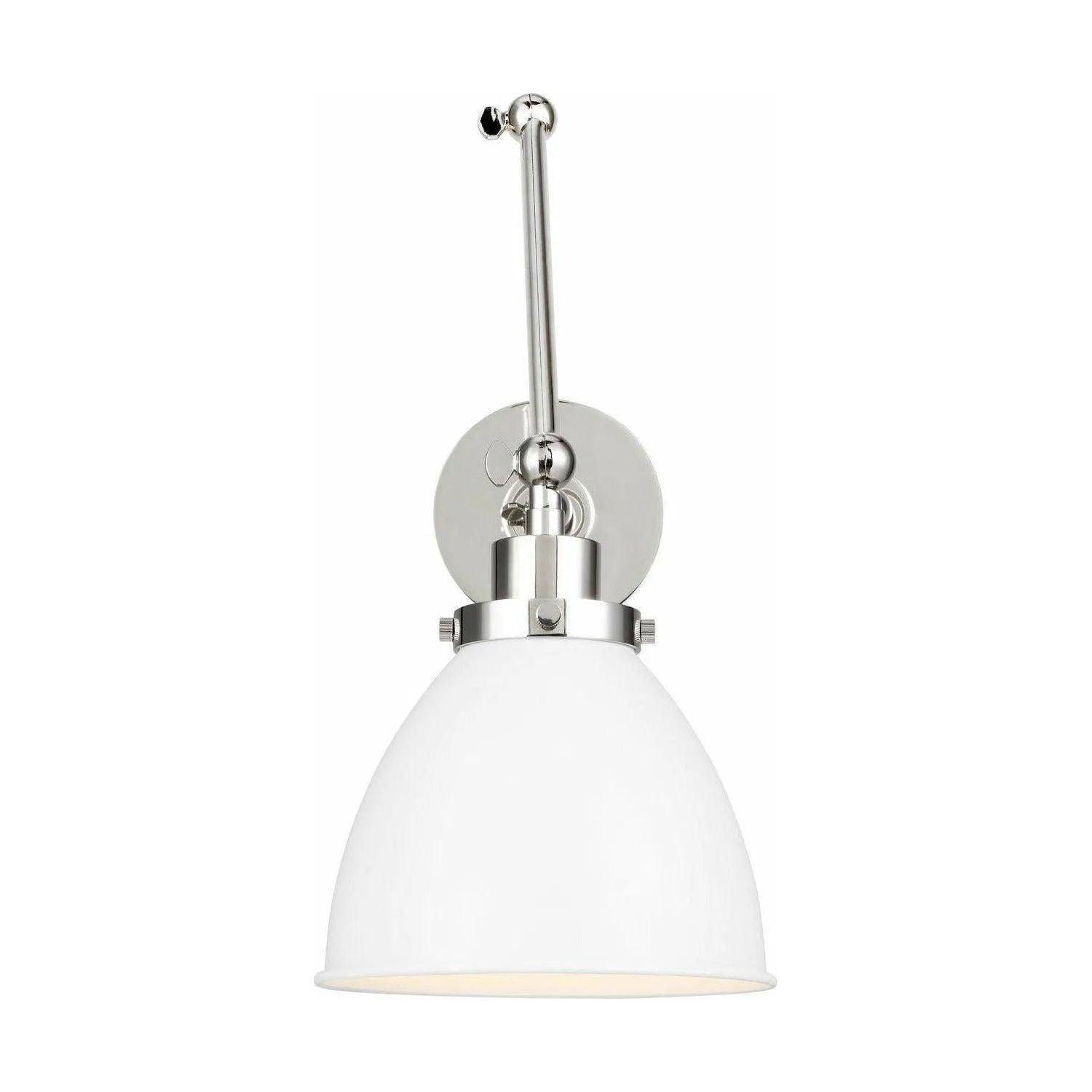 Visual Comfort Studio Collection - Wellfleet Double Arm Dome Wall Sconce - CW1161MWTPN - Canada Light Shop