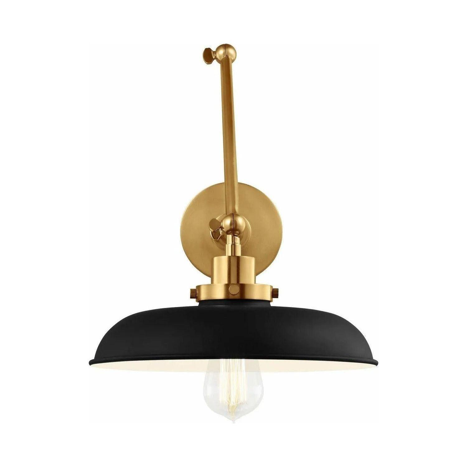 Visual Comfort Studio Collection - Wellfleet Double Arm Wide Wall Sconce - CW1171MBKBBS - Canada Light Shop