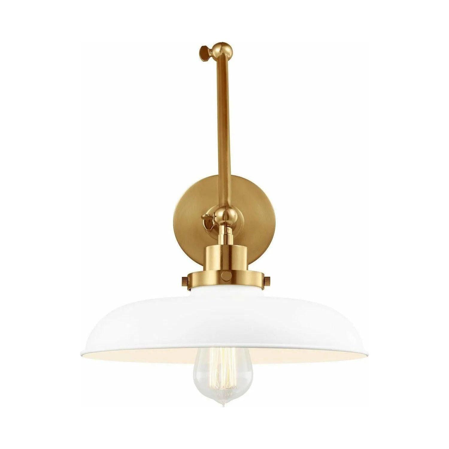 Visual Comfort Studio Collection - Wellfleet Double Arm Wide Wall Sconce - CW1171MWTBBS - Canada Light Shop