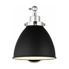 Visual Comfort Studio Collection - Wellfleet Single Arm Dome Wall Sconce - CW1131MBKPN - Canada Light Shop