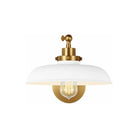 Visual Comfort Studio Collection - Wellfleet Single Arm Wide Wall Sconce - CW1141MWTBBS - Canada Light Shop
