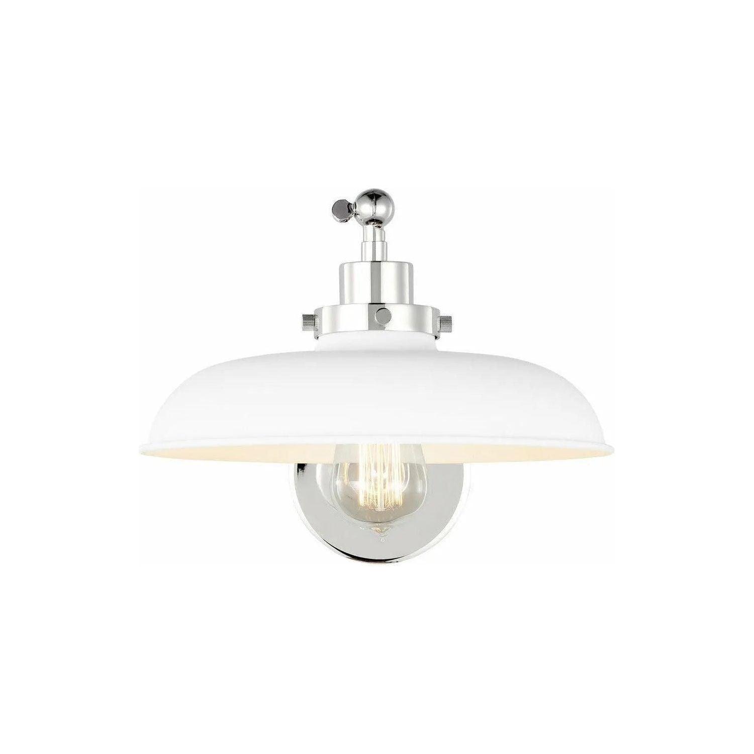 Visual Comfort Studio Collection - Wellfleet Single Arm Wide Wall Sconce - CW1141MWTPN - Canada Light Shop