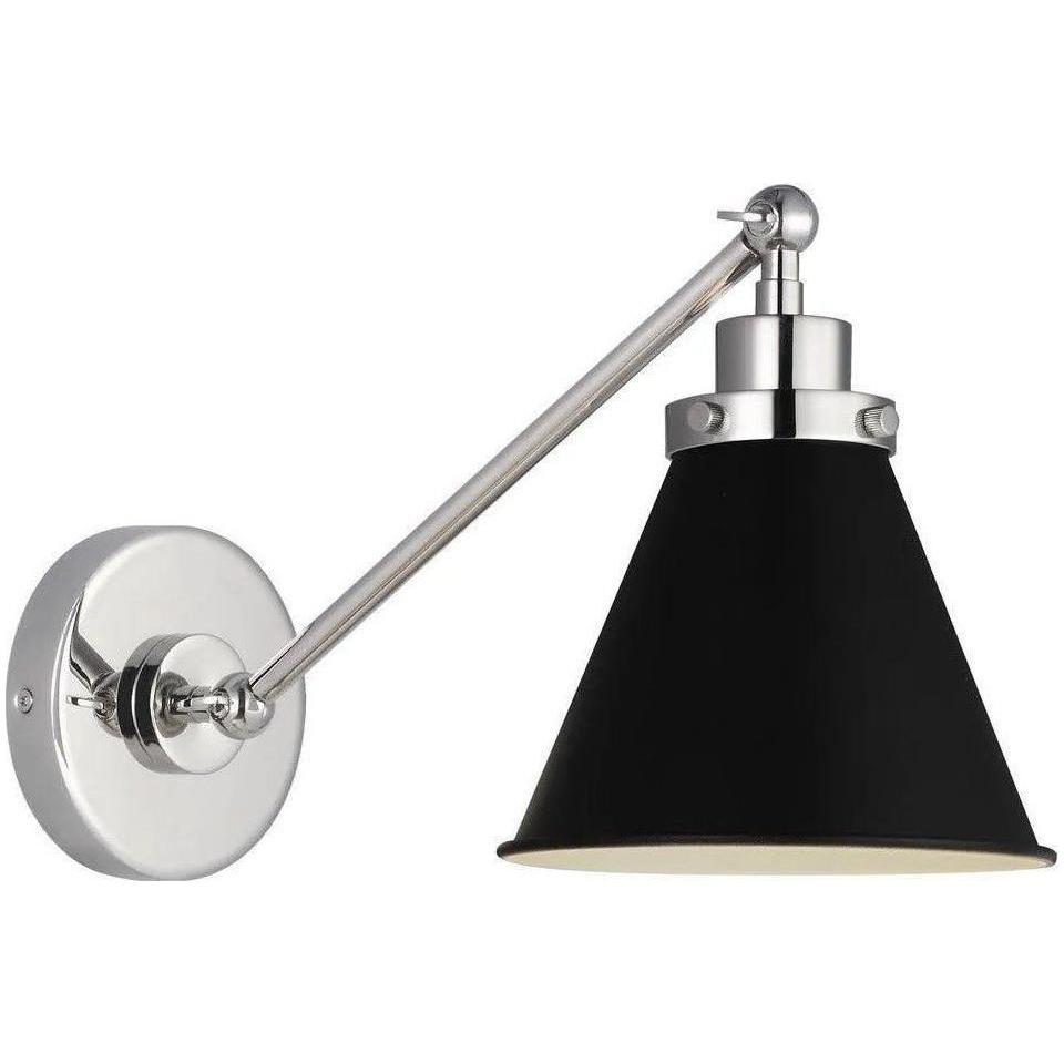 Visual Comfort Studio Collection - Wellfleet Wall Sconce - CW1121MBKPN - Canada Light Shop