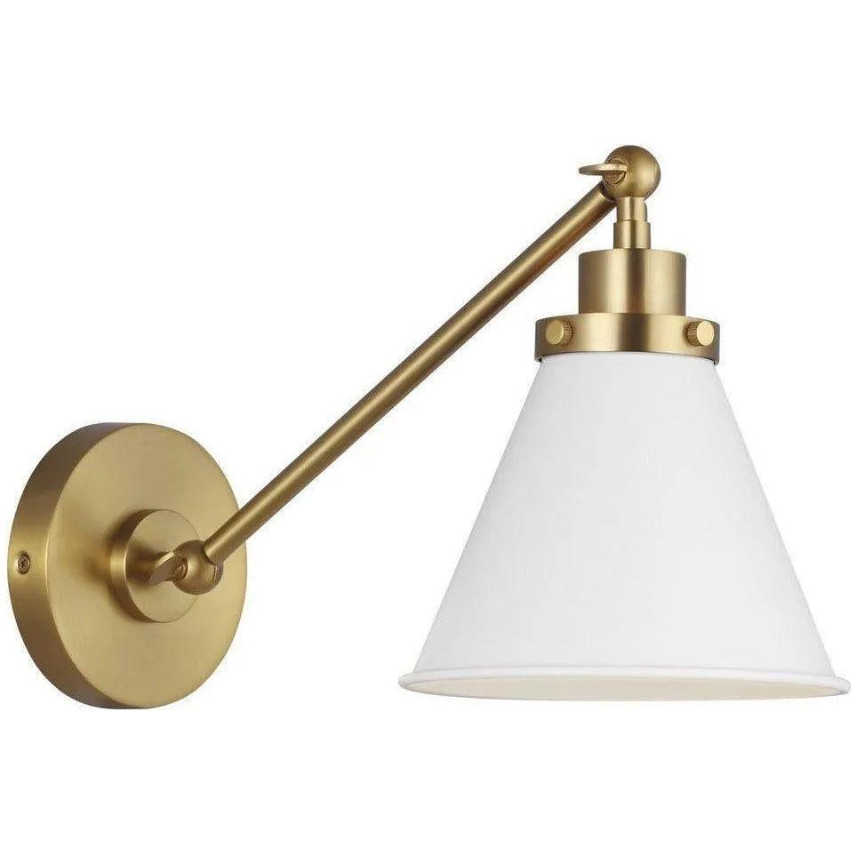 Visual Comfort Studio Collection - Wellfleet Wall Sconce - CW1121MWTBBS - Canada Light Shop