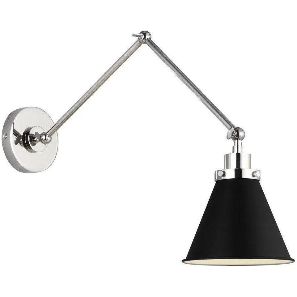 Visual Comfort Studio Collection - Wellfleet Wall Sconce - CW1151MBKPN - Canada Light Shop