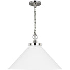 Visual Comfort Studio Collection - Wellfleet Wide Cone Pendant - CP1311MWTPN - Canada Light Shop