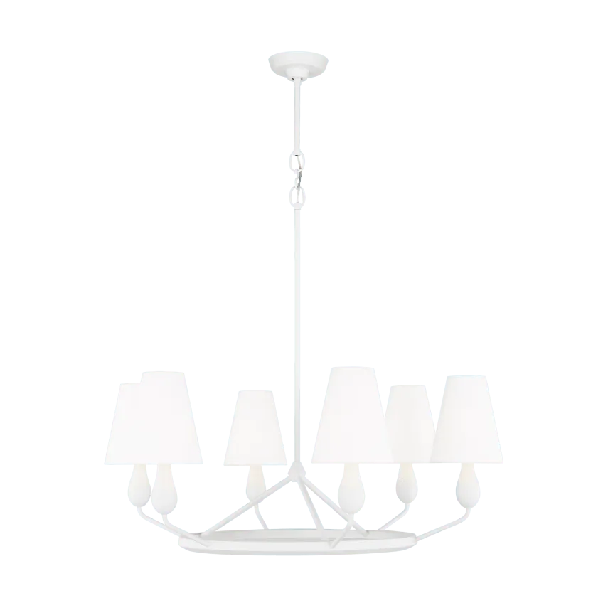 Visual Comfort Studio Collection - Ziba Chandelier - TC1186AI - Canada Light Shop