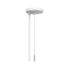 WAC Lighting - 120V Track Feed Canopy with 96" Cable Suspension - SKCF96-WT - Canada Light Shop