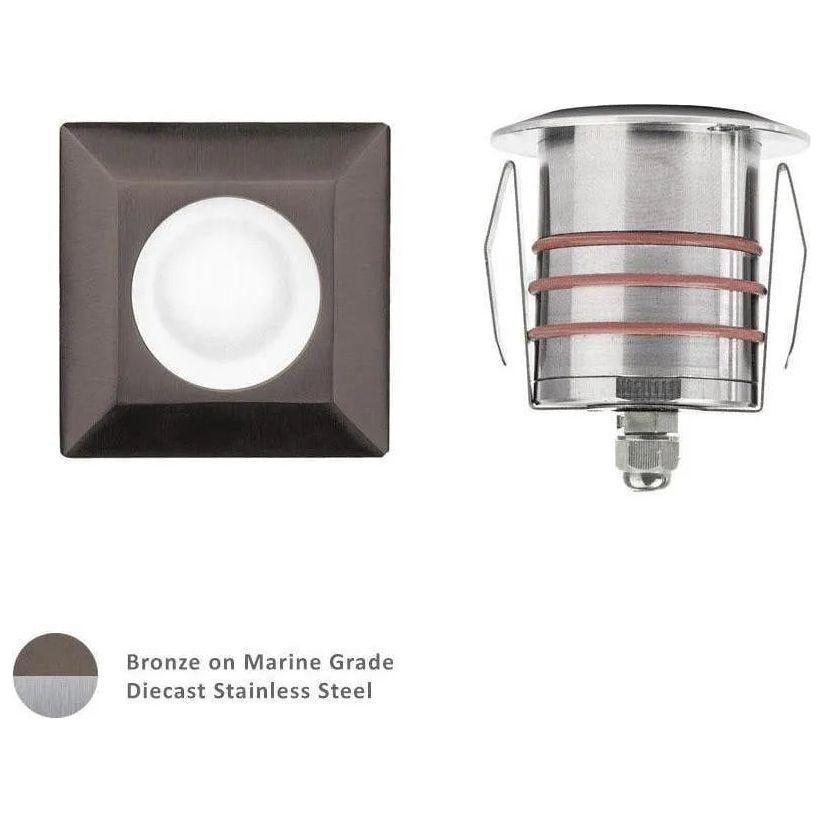 WAC Lighting - 2051 2-Inch LED Square Recessed Inground - 2051-30BS - Canada Light Shop
