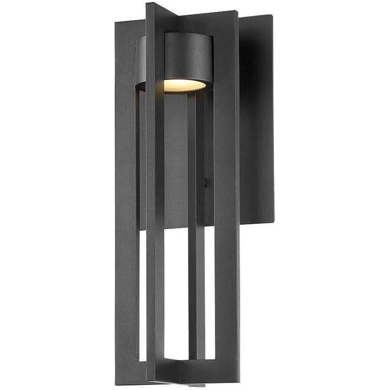 WAC Lighting - Chamber LED Outdoor Wall Light - WS-W48616-BK - Canada Light Shop