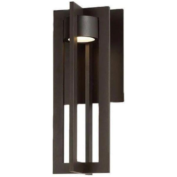 WAC Lighting - Chamber LED Outdoor Wall Light - WS-W48616-BZ - Canada Light Shop