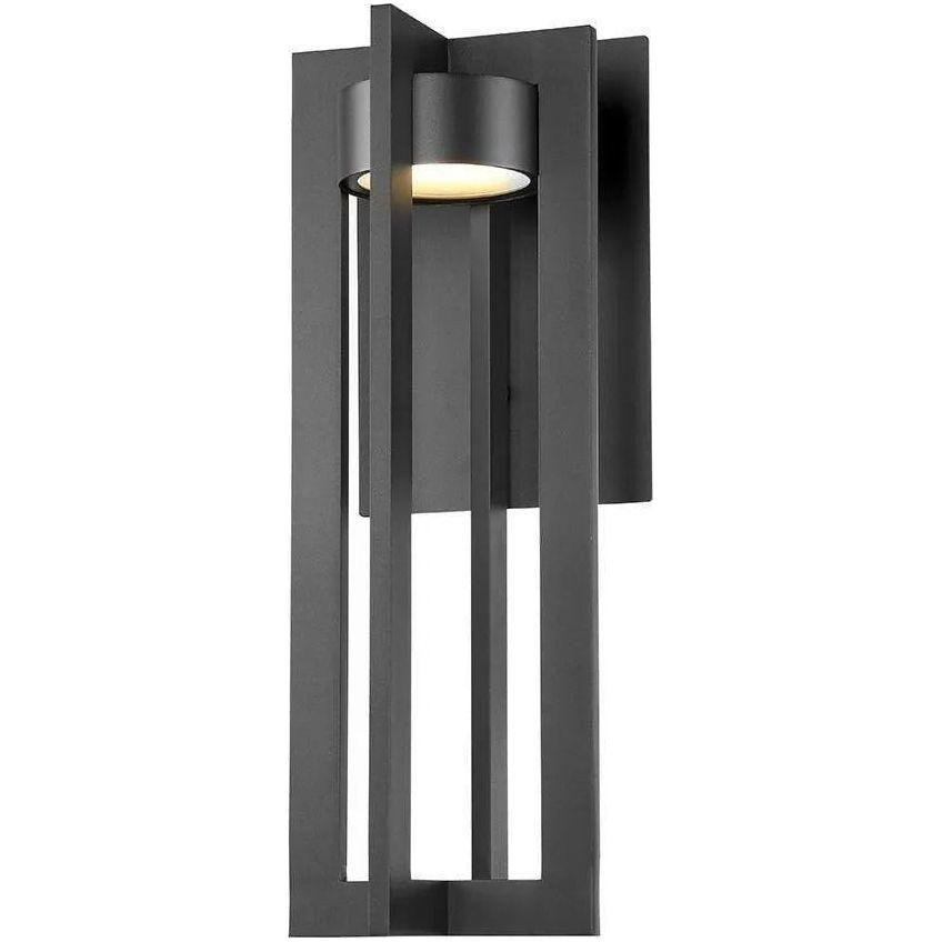 WAC Lighting - Chamber LED Outdoor Wall Light - WS-W48620-BK - Canada Light Shop