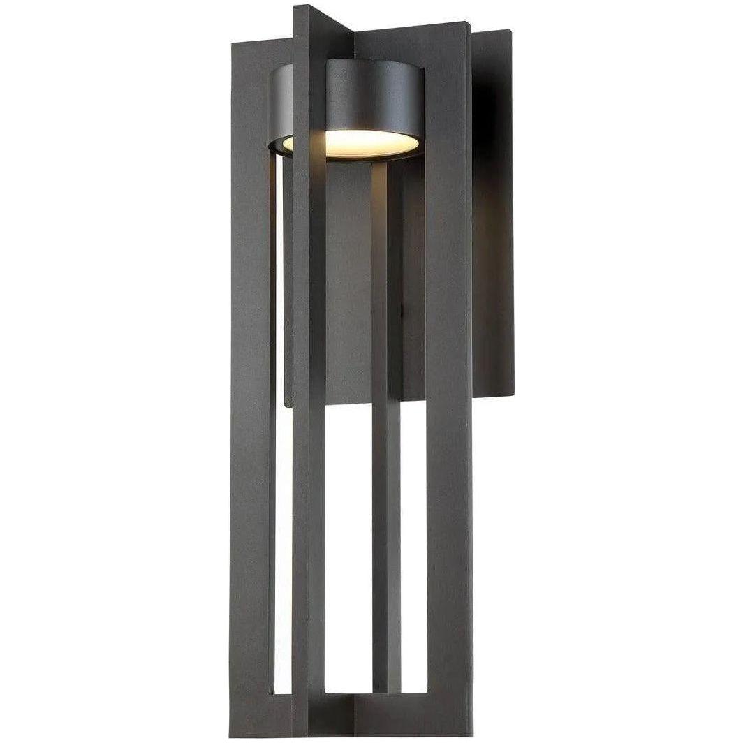 WAC Lighting - Chamber LED Outdoor Wall Light - WS-W48620-BZ - Canada Light Shop