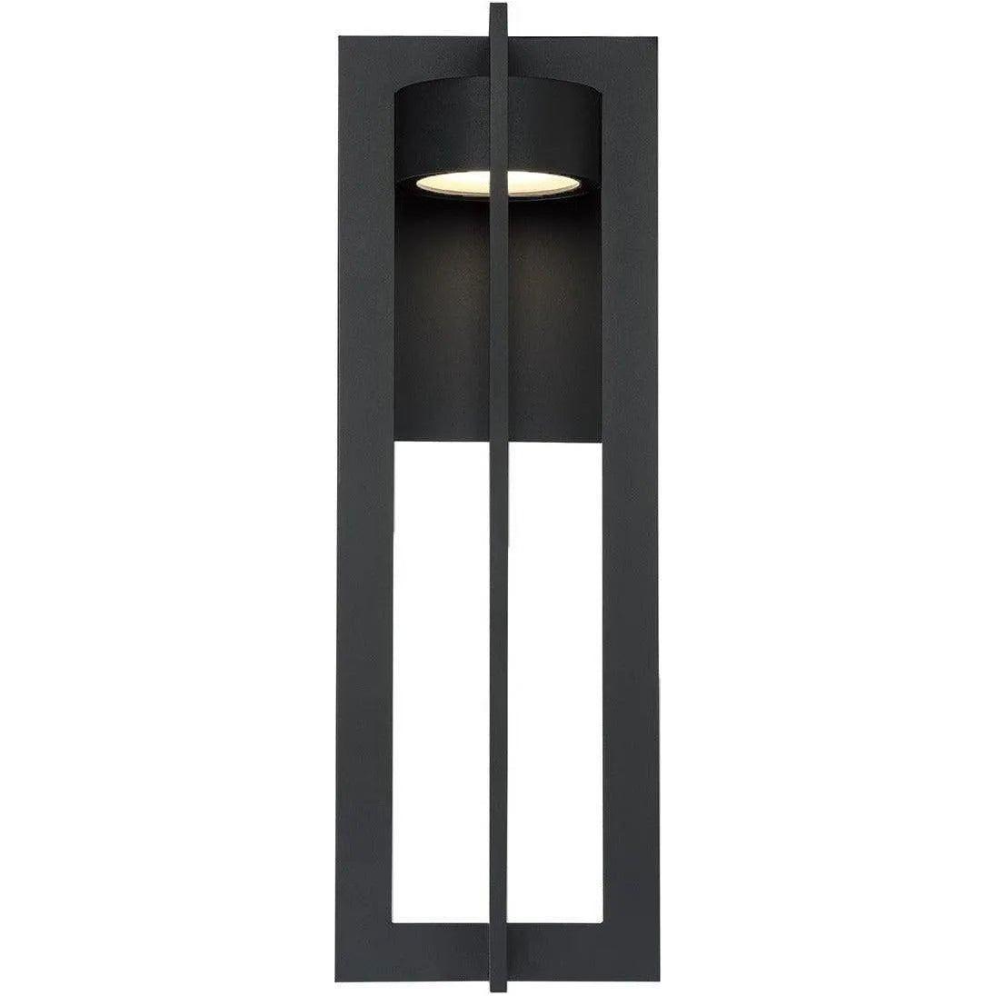 WAC Lighting - Chamber LED Outdoor Wall Light - WS-W48625-BK - Canada Light Shop