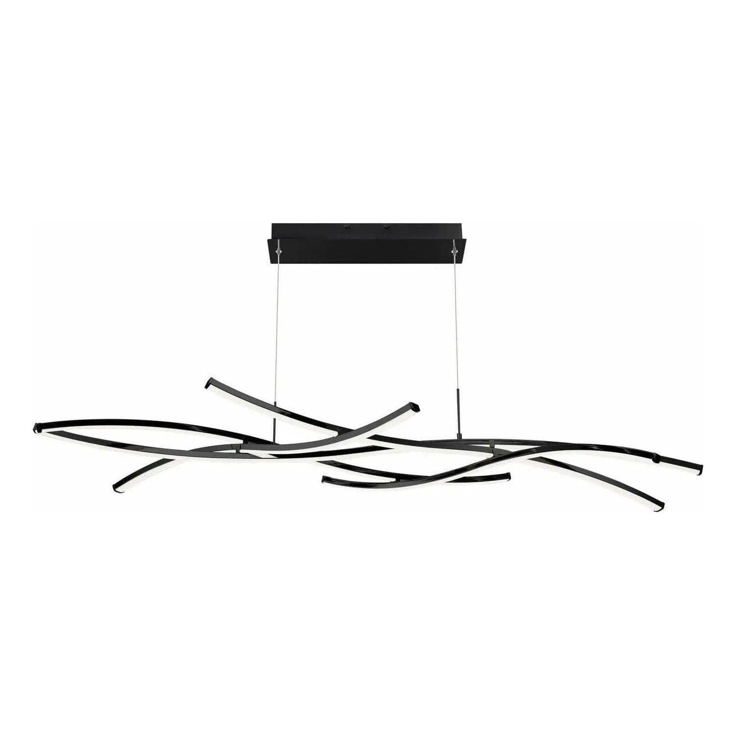 WAC Lighting - Divergence LED Linear Suspension - PD-60964-BK - Canada Light Shop