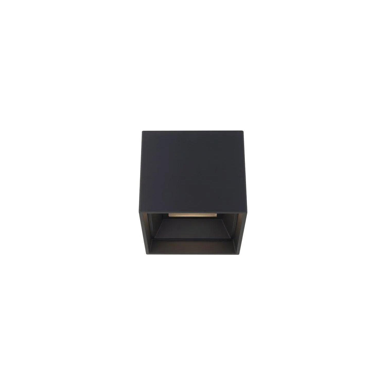 WAC Lighting - Downtown Square LED Outdoor Flush Mount - FM-W47206-30-BK - Canada Light Shop
